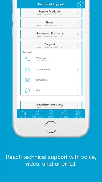 ASSA ABLOY Customer Support screenshot 1