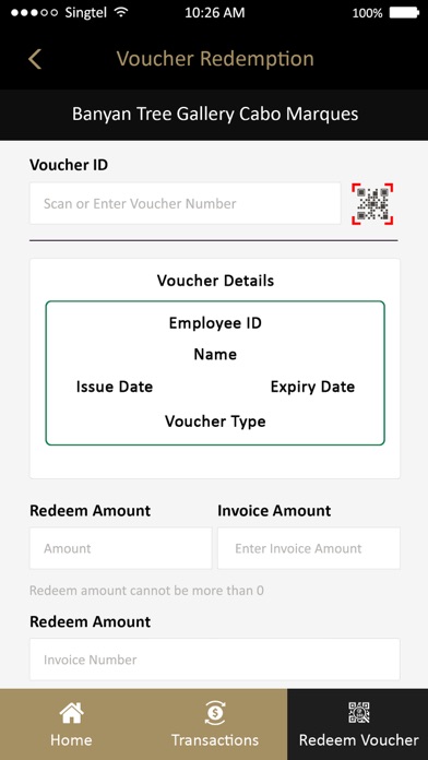 Associate Vouchers screenshot 1