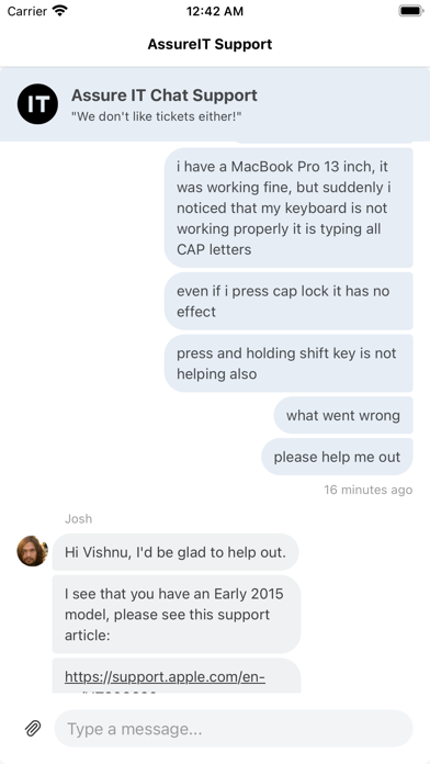 AssureIT screenshot 1