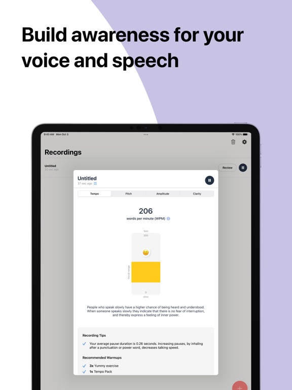 Astound - Voice & Speech Coach screenshot 4