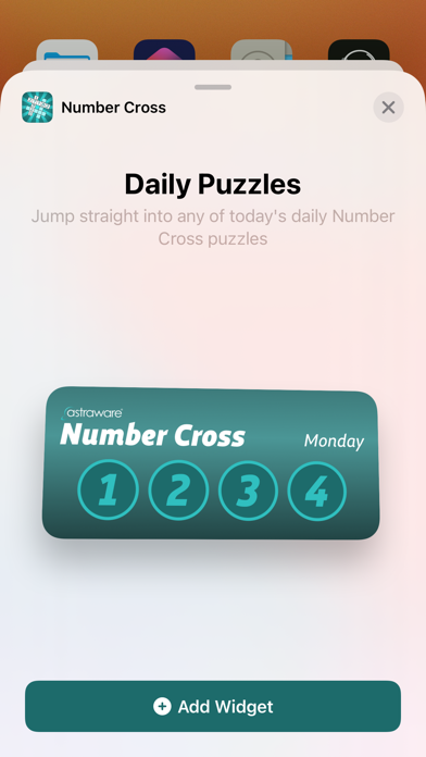 Astraware Number Cross screenshot 1