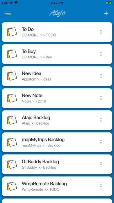 Atajo screenshot 2