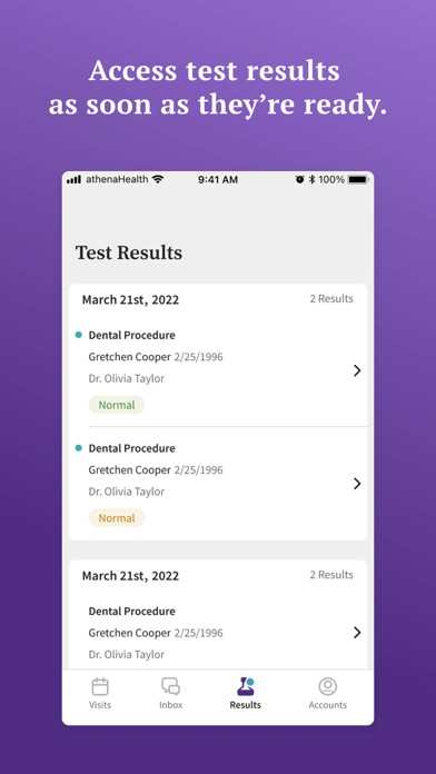 athenaPatient screenshot 6