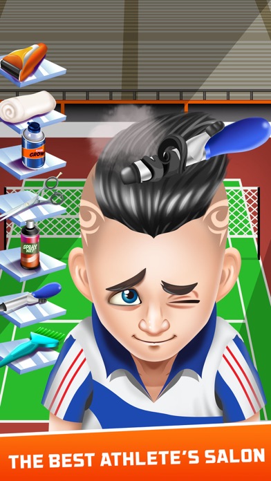 Athlete Shave Salon Games screenshot 1