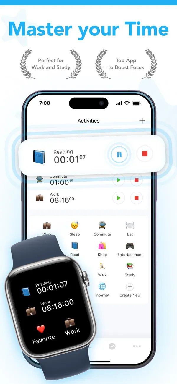 aTimeLogger - Personal Tracker screenshot 6