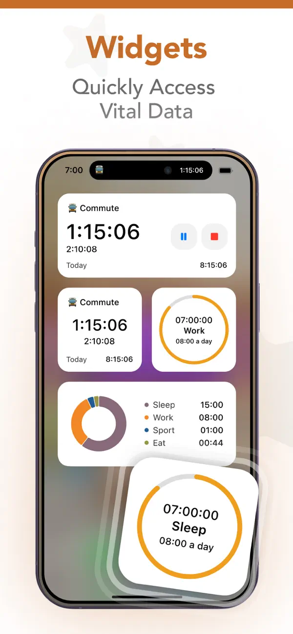 aTimeLogger - Personal Tracker screenshot 2