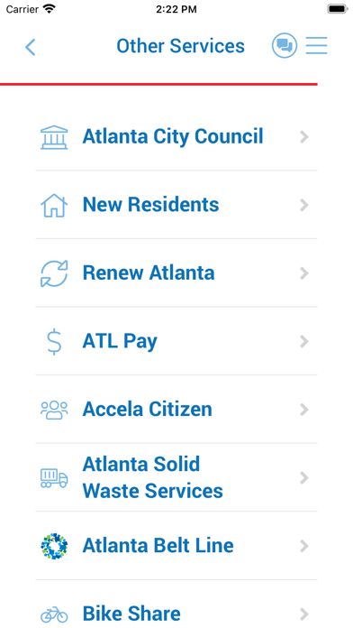 ATL311 Mobile App screenshot 1