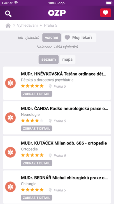 Atlas doktorů screenshot 2