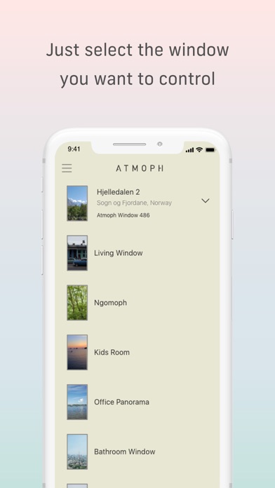 Atmoph Window Remote screenshot 2