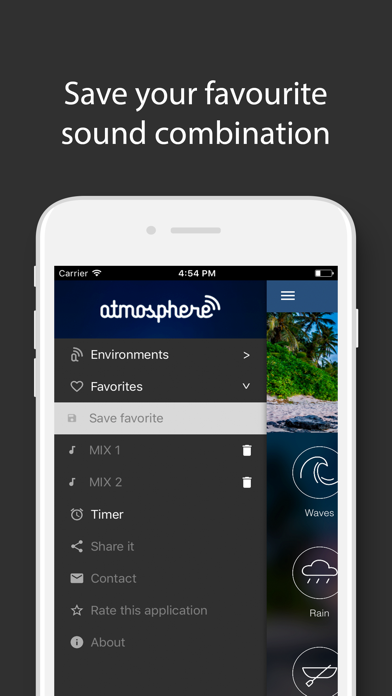 Atmosphere: Relaxing Sounds screenshot 1