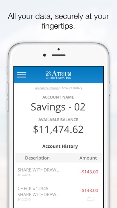 Atrium Member.Net screenshot 1