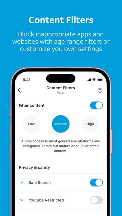 AT&T Secure Family® parent app screenshot 6
