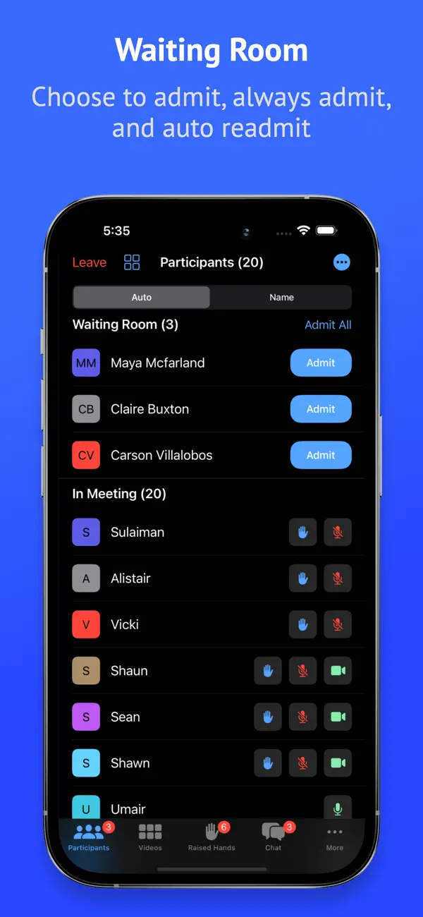 Attendant for Zoom screenshot 4