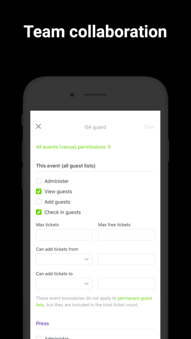 Attendium: Guest list app screenshot 2