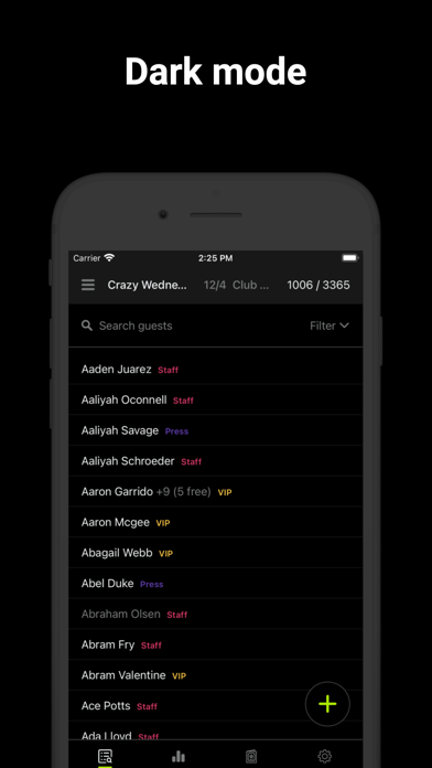 Attendium: Guest list app screenshot 1