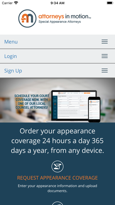 Attorneys In Motion screenshot 4