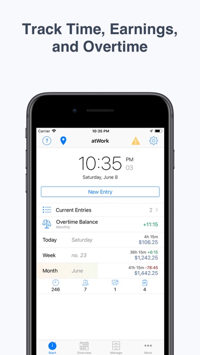 atWork Hours & Pay Tracker screenshot 10