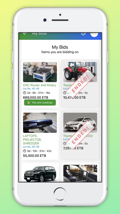 Auction Ethiopia screenshot 1