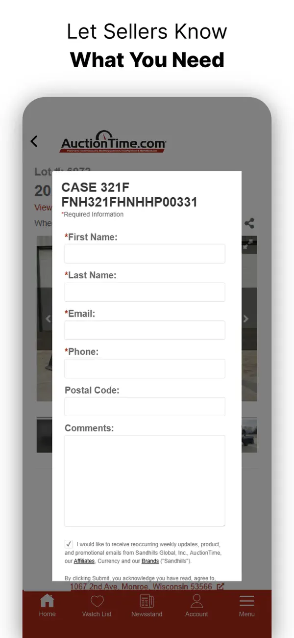 AuctionTime Online Auctions screenshot 1