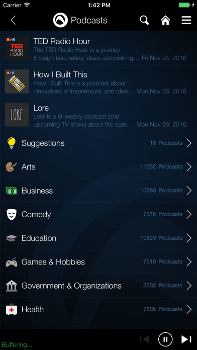 Audials Play - Radio & Podcast screenshot 1