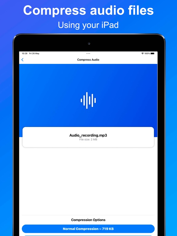 Audio Compressor - MP3 Shrink screenshot 2