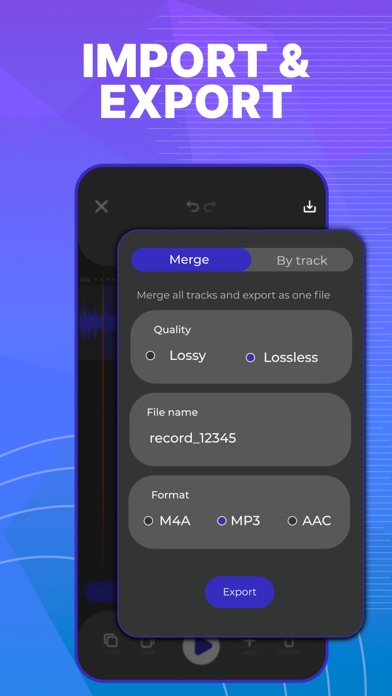 Audio Editor - AudioLab, Mixer screenshot 2