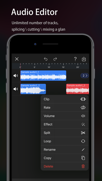 Audio Editor - Music editor screenshot 6