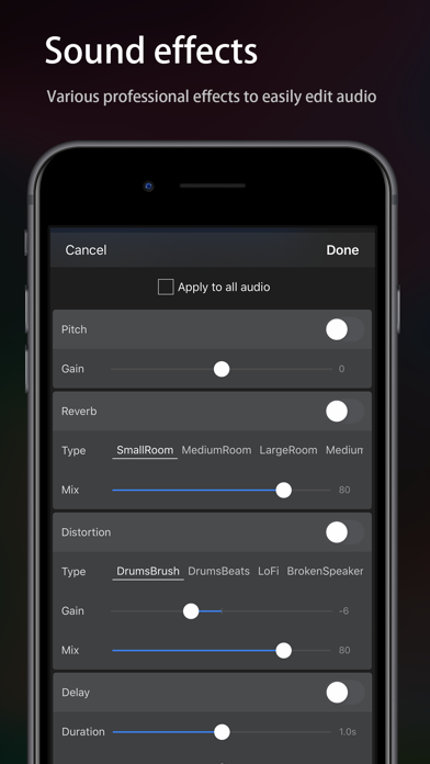 Audio Editor - Music editor screenshot 5
