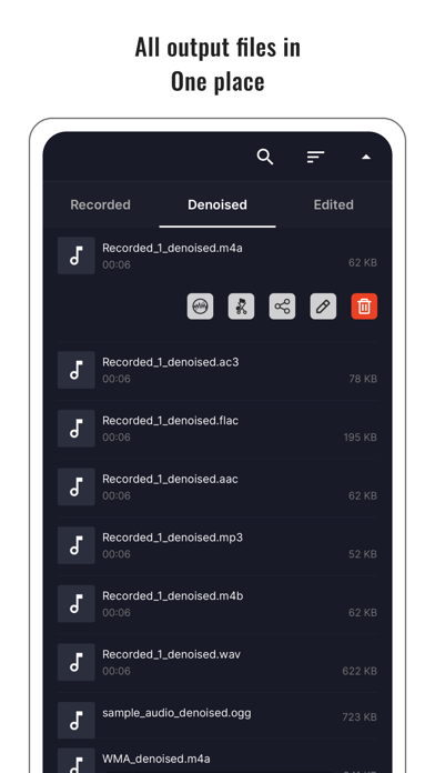 Audio Noise Reducer & Recorder screenshot 1