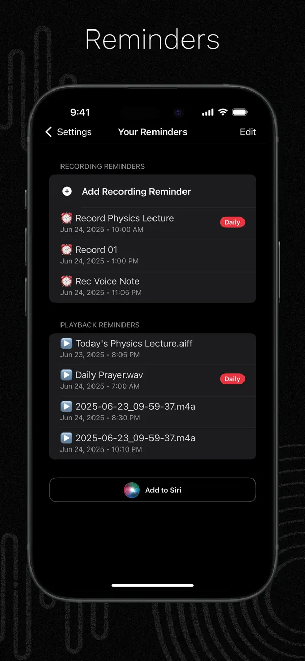 Audio Recorder & Voice Editor screenshot 1