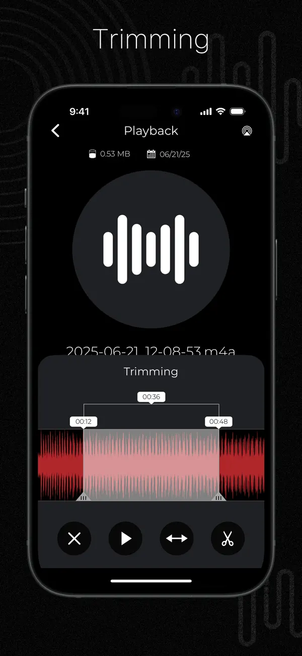 Audio Recorder & Voice Editor screenshot 2