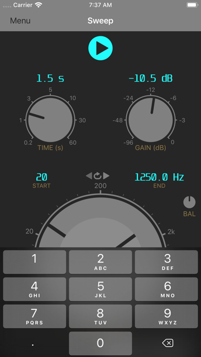 Audio Signal Generator screenshot 2