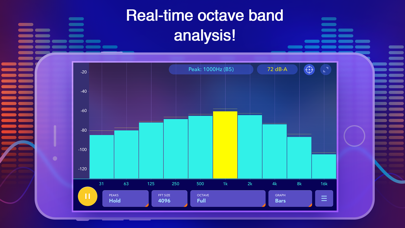 Audio Spectrum Analyzer dB RTA screenshot 3