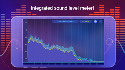 Audio Spectrum Analyzer dB RTA screenshot 2