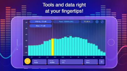 Audio Spectrum Analyzer dB RTA screenshot 1