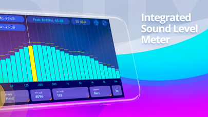 Audio spectrum analyzer EQ Rta screenshot 1