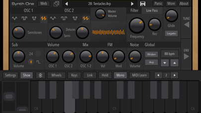 AudioKit Synth One Synthesizer screenshot 3