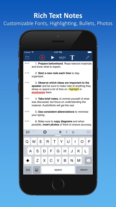 AudioNote™ screenshot 3