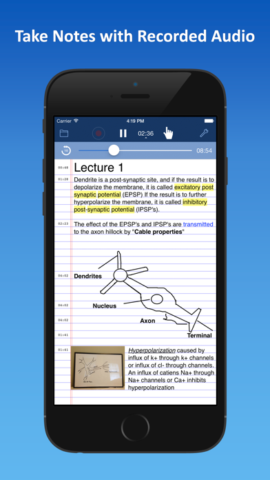 AudioNote™ screenshot 4