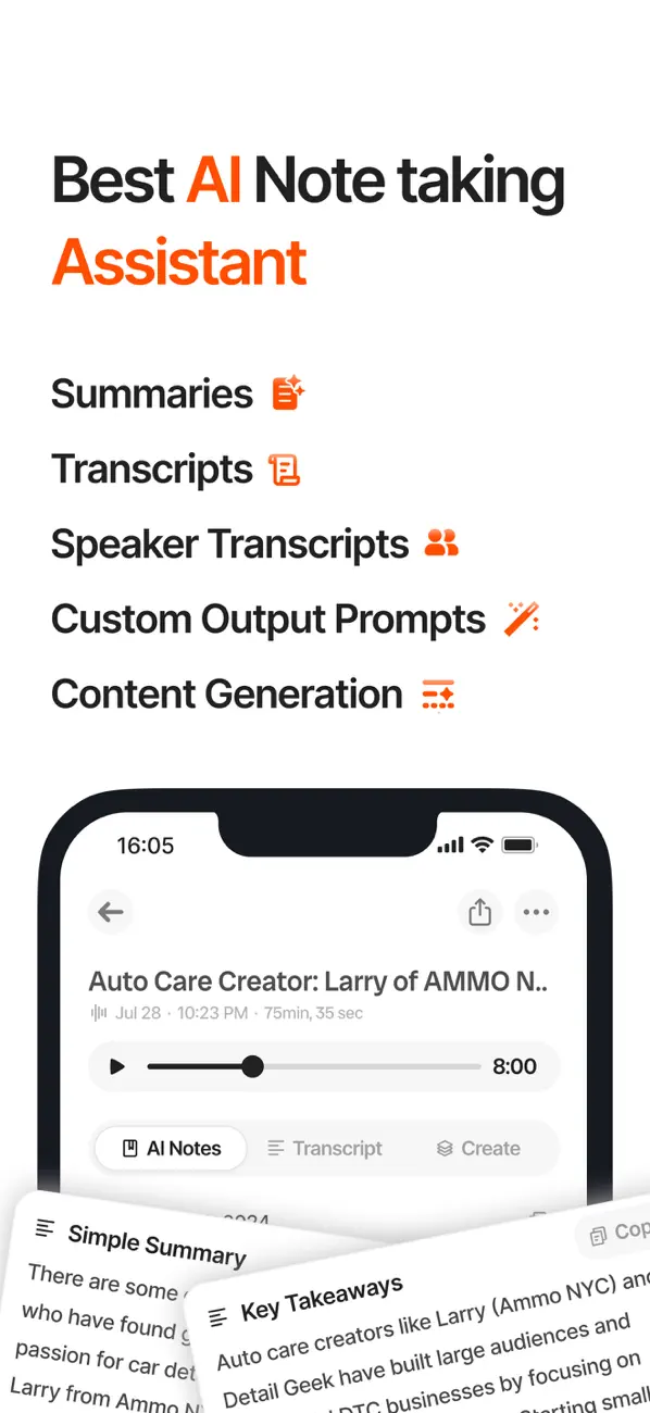 Audionotes: Audio Notes AI screenshot 5
