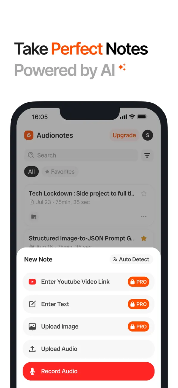 Audionotes: Audio Notes AI screenshot 6