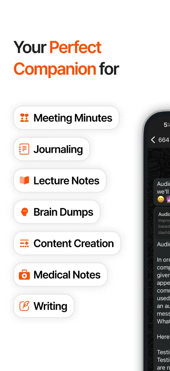 Audionotes: Audio Notes AI screenshot 3