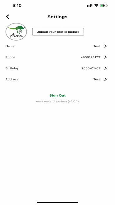 Aura Rewards System screenshot 1