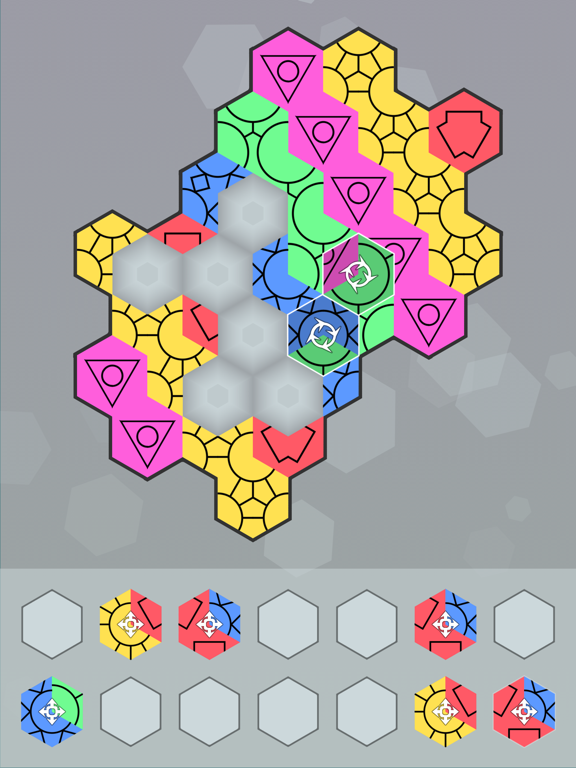 Aurora Hex - Pattern Puzzles screenshot 2