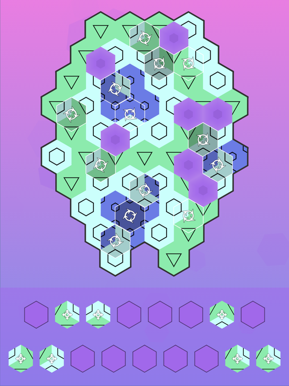 Aurora Hex - Pattern Puzzles screenshot 4
