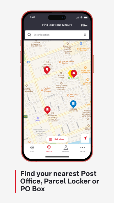 Australia Post screenshot 1
