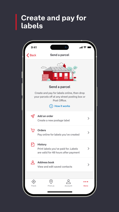Australia Post screenshot 2