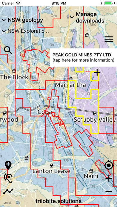 Australian Geology Travel Maps screenshot 2
