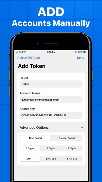 Authenticator app - 2FA, MFA screenshot 2