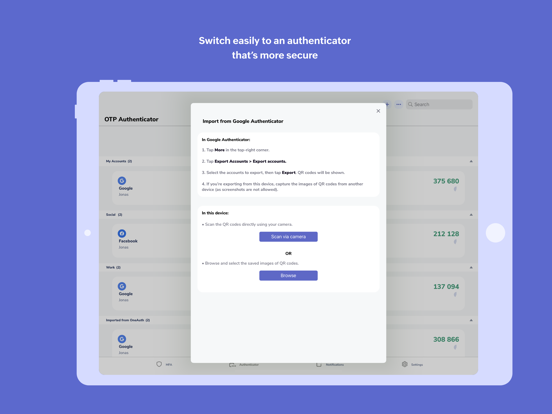 Authenticator App - OneAuth screenshot 6